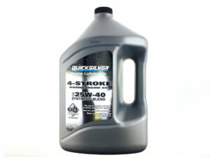 Масло 4-х тактное Quicksilver для всех моторов синтетическое 25W40 (4л)
